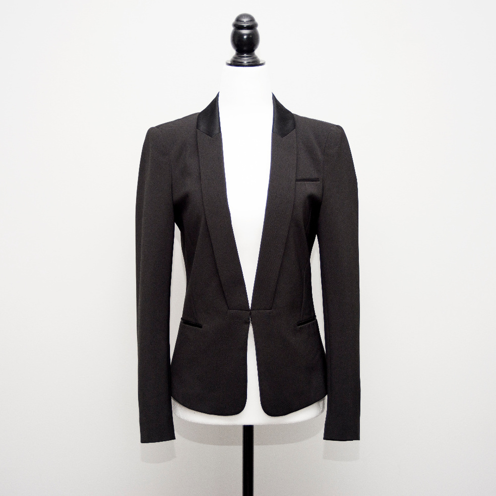 Zara Classic Black Suit Jacket
